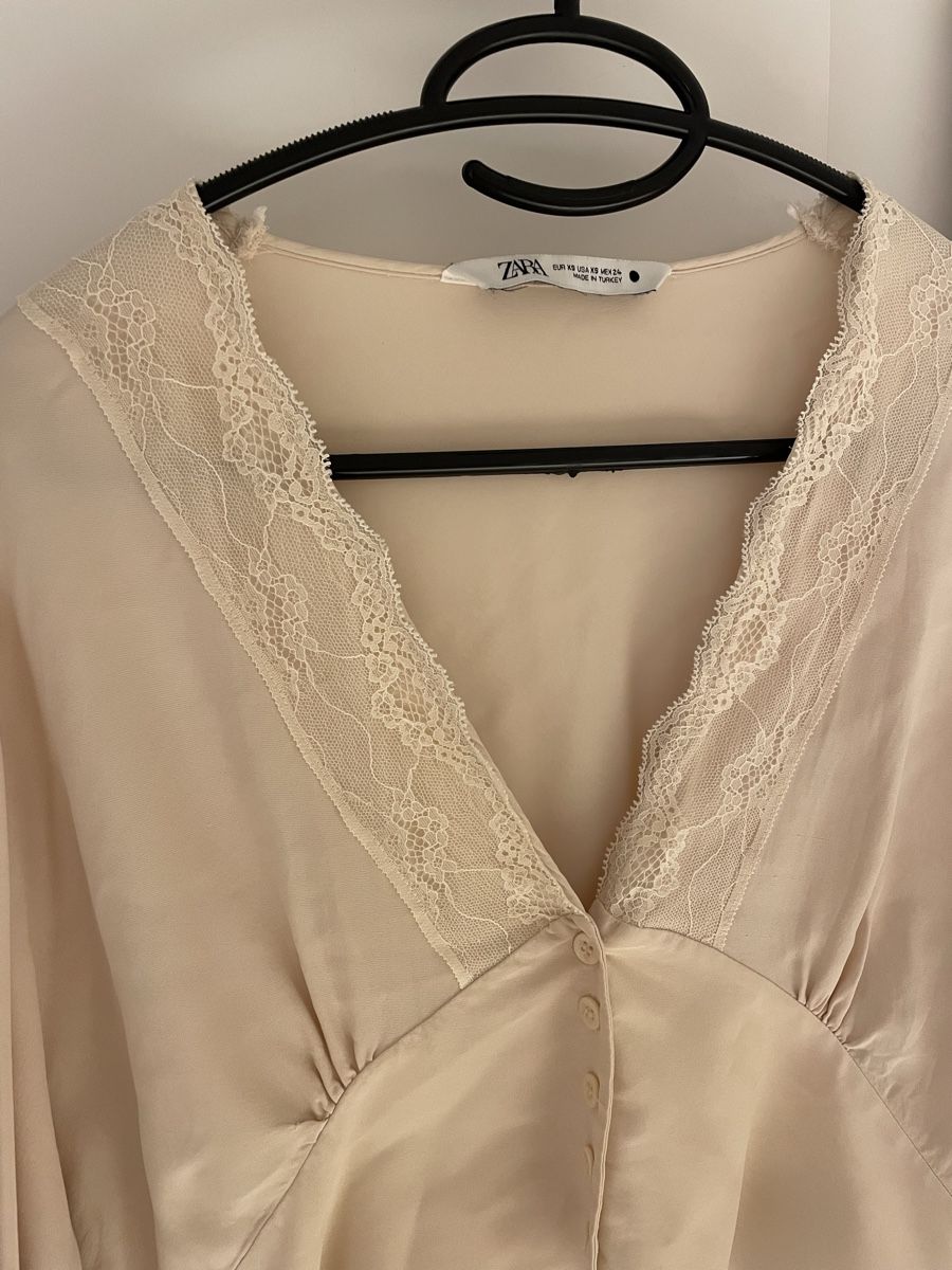 Zara Camicette: Zara elegante Seidenbluse – Nuovo (secondo la descrizione) da Vaduz venduto da GiuliaSu 1