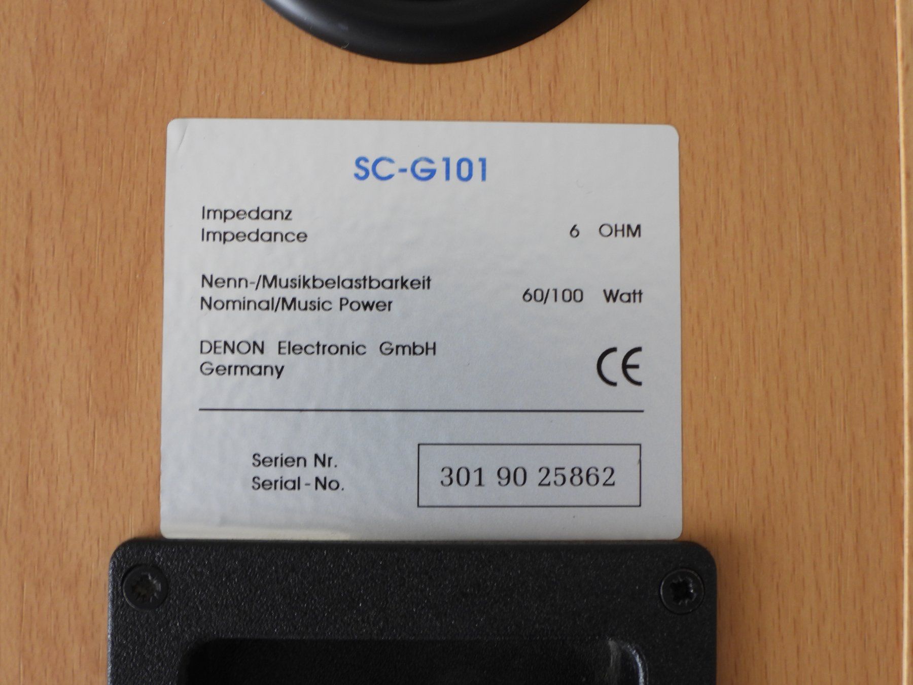 Denon Casse acustiche: Denon SC-G101 Lautsprecher Paar – Usato da Tavannes venduto da jimananas 4