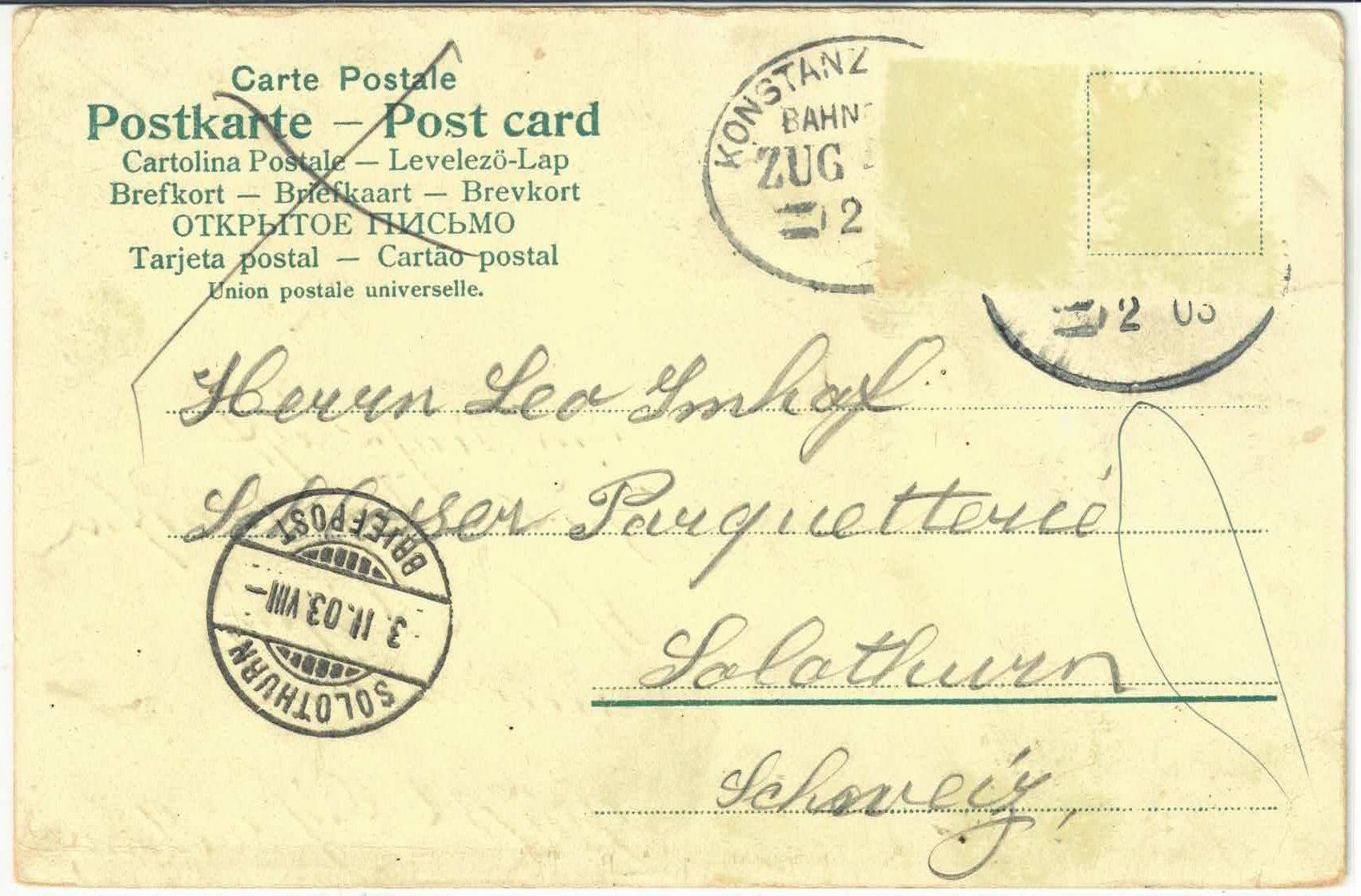 Cartoline postali: Soldat auf der Wacht - Litho – Usato da Ettingen venduto da Kartenplanet 1
