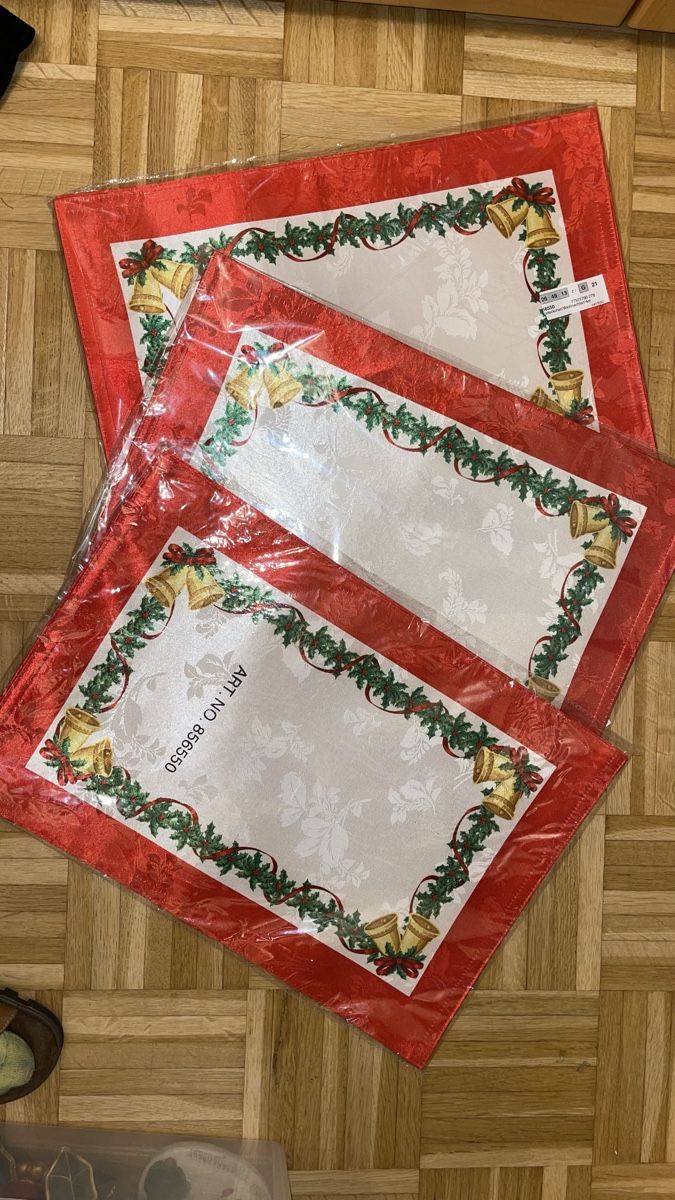 Tischgruppe: 4 er Tischsets Weihnachtdeko – Neu und originalverpackt aus Schönenbuch von Charlie62 2