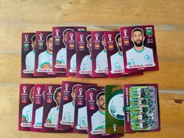 Panini WM 2022-KSA ohne 3, 4, 7 und 13
