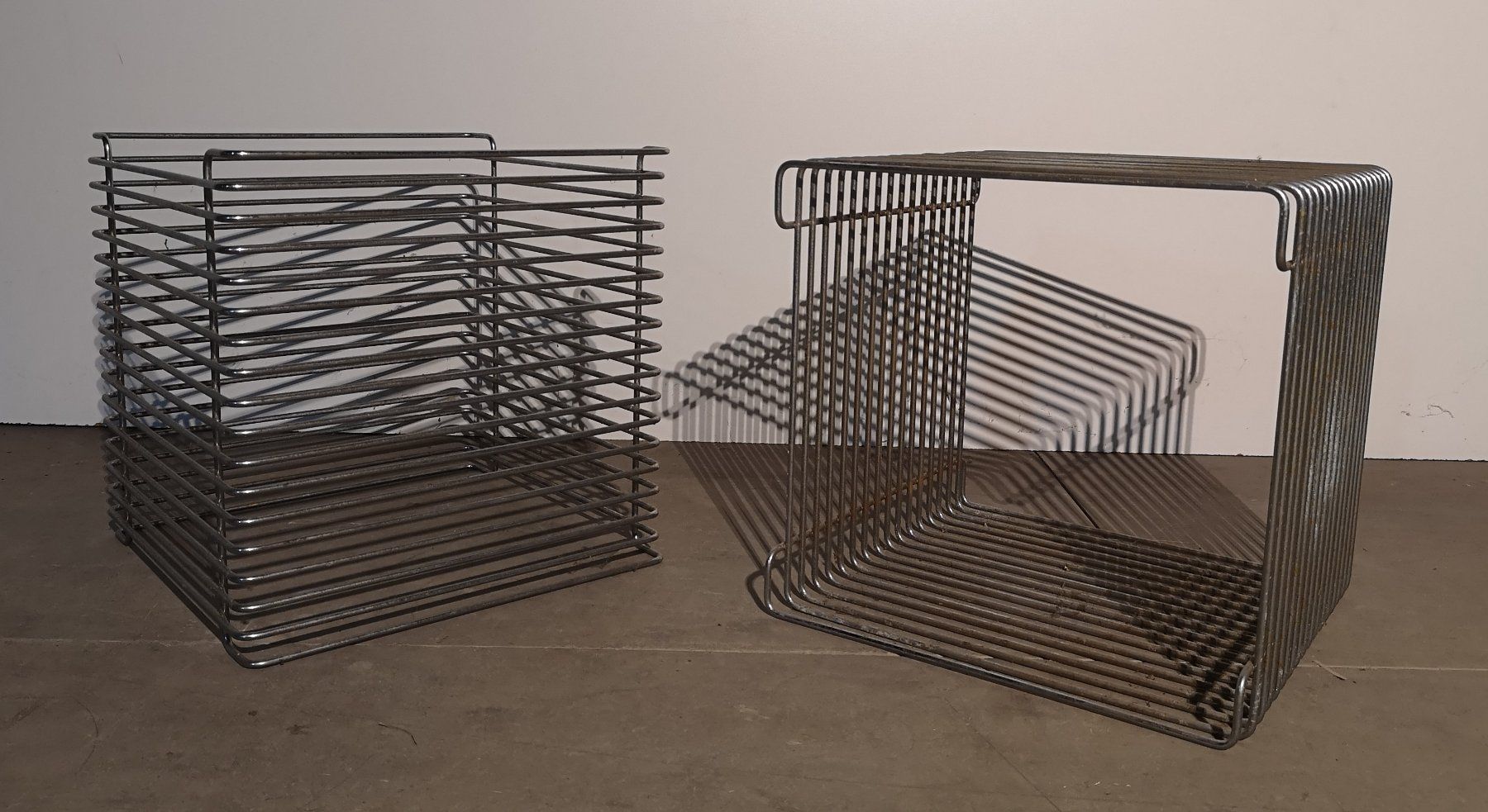 Scaffali: Panton Wire Cube, Regal/Beistelltisch/Hocker - Original – Usato da Solothurn venduto da Sis_email