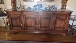 Grand buffet / enfilade en bois massif – 4 portes – style cl