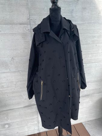 3.1 Phillip Lim Regenmantel Schwarz Groesse L neuwertig