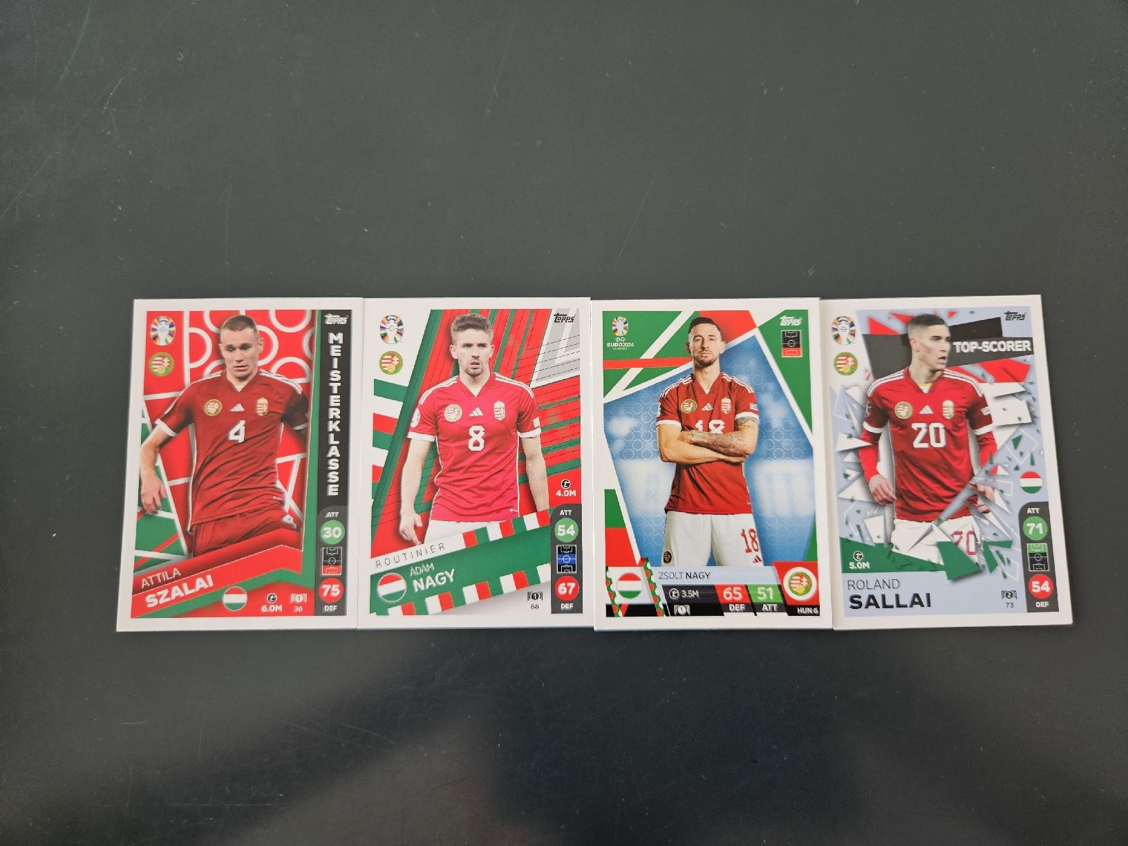 Topps Carte collezionabili: Topps Fussball EM 2024 Ungarn – Usato da Biel/Bienne venduto da Platini