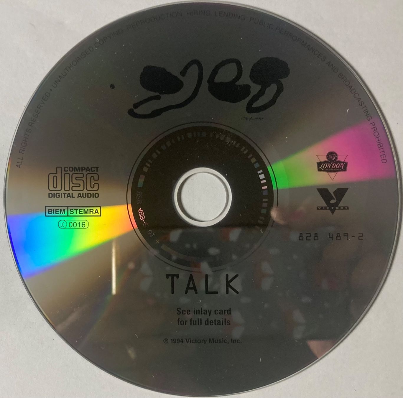 CDs: YES - TALK – D'occasion à Poliez-Pittet par Newtown-Records 2