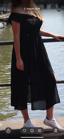 Schwarzes Sommerkleid  von Superdry ☀️ (Grösse L)