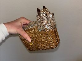 Glamour Handtasche in Hunde Form, neuwertig & speziell!