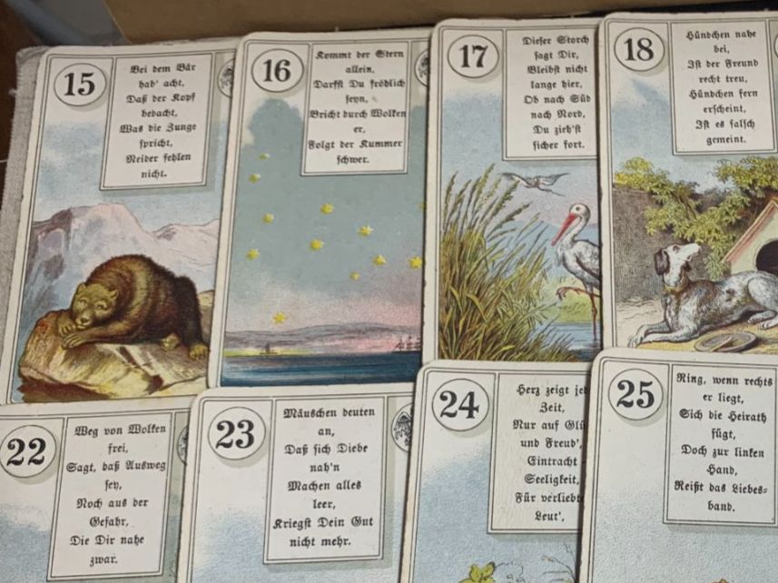 Giochi: Alte Spielkarten - Vecchie carte da gioco. – Usato da Sorengo venduto da 74in 7