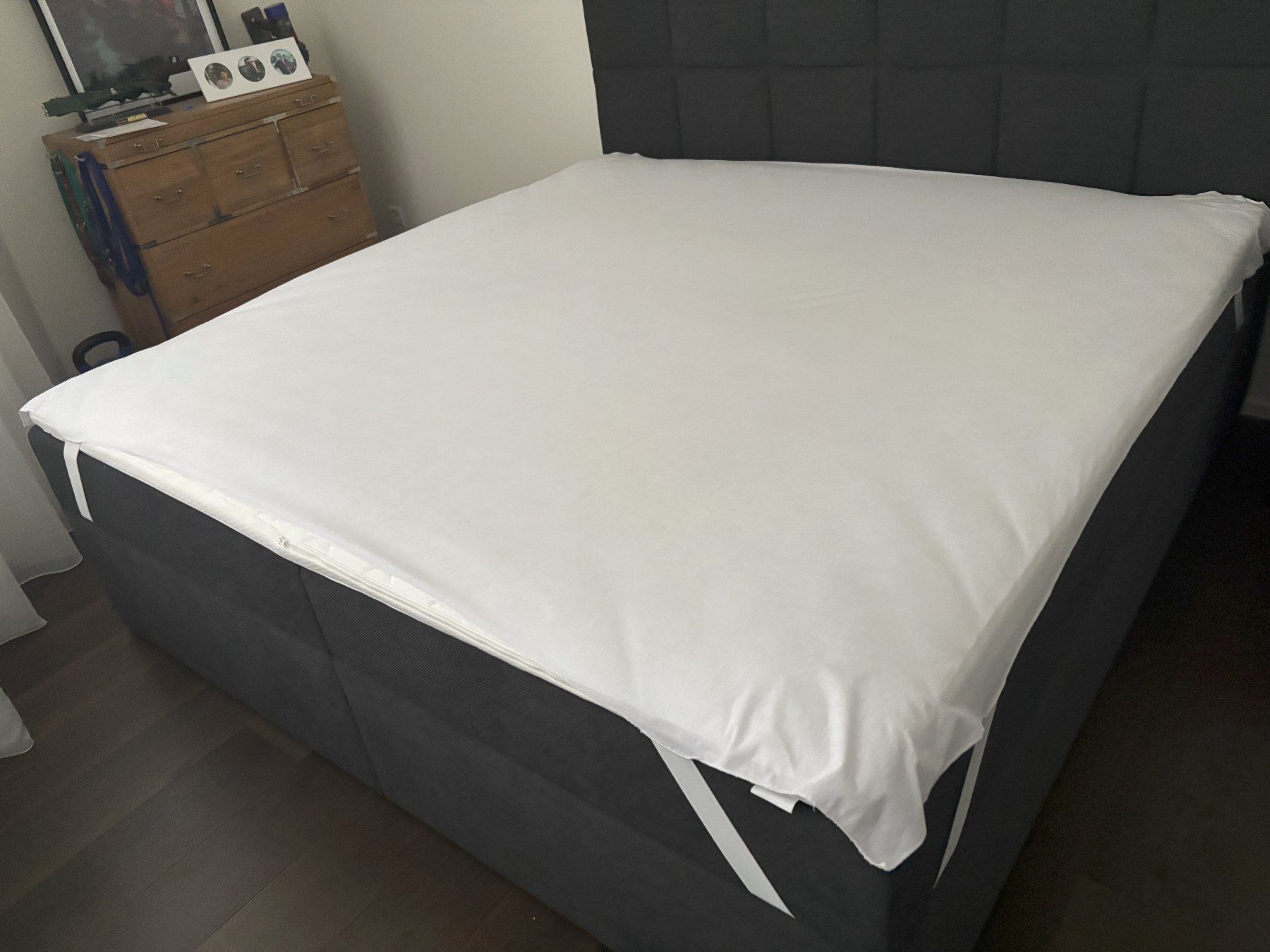 Pfister Letti: Boxspringbett 200x200cm anthrazit Pfister Lorie – Usato da Horgen venduto da no_seb 5