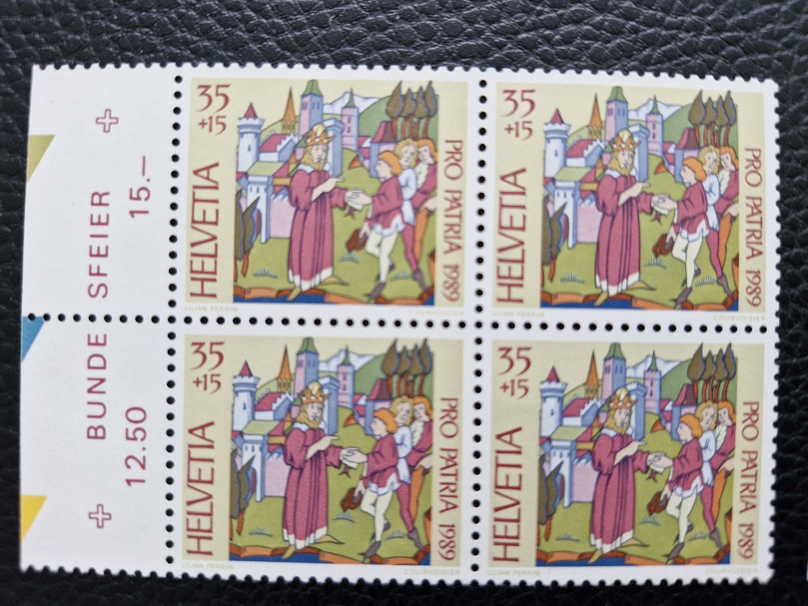 Tutti i francobolli: Pro Patria 1989 - Viererblock Top! postfrisch – Nuovo (secondo la descrizione) da Frauenfeld venduto da Kasico 2