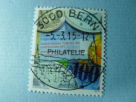 2015 Sondermarke Steuerverwaltung 1548 ET Vollstempel ORT BE