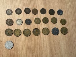 Diverse Reichspfennig aus verschiedenen Jahren