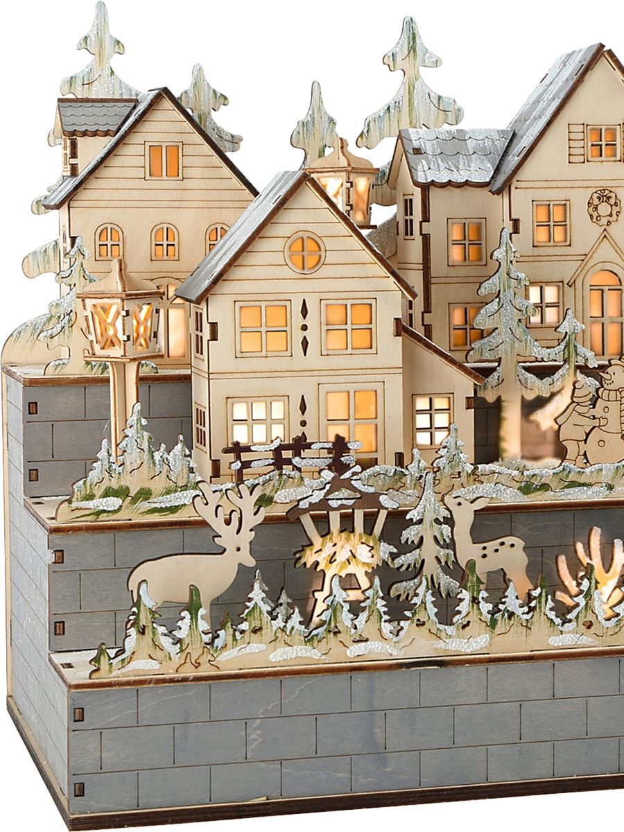 Altro in Decorazioni & Accessori: Lampe Winterliches Dorf - Winterdeko – Nuovo e nell'imballaggio originale da Wettingen venduto da Swala 2