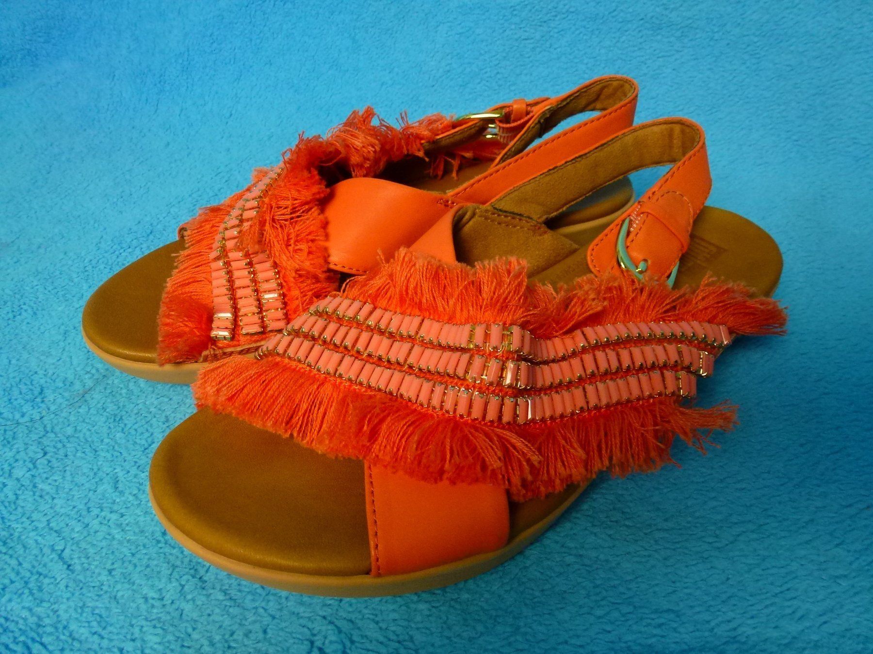 Fitflop Damenschuhe: FITFLOP SANDALEN ORANGE /NP CHF 149.- – Gebraucht aus Eschenbach SG von Lady020