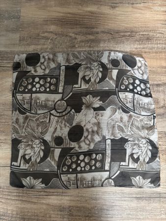 Kleines Hals Foulard braun/beige gemustert