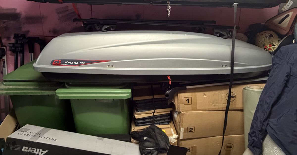G3 Box da tetto: Dachbox mit Thule Dachträger  – Usato da Dietikon venduto da ermfam9 1