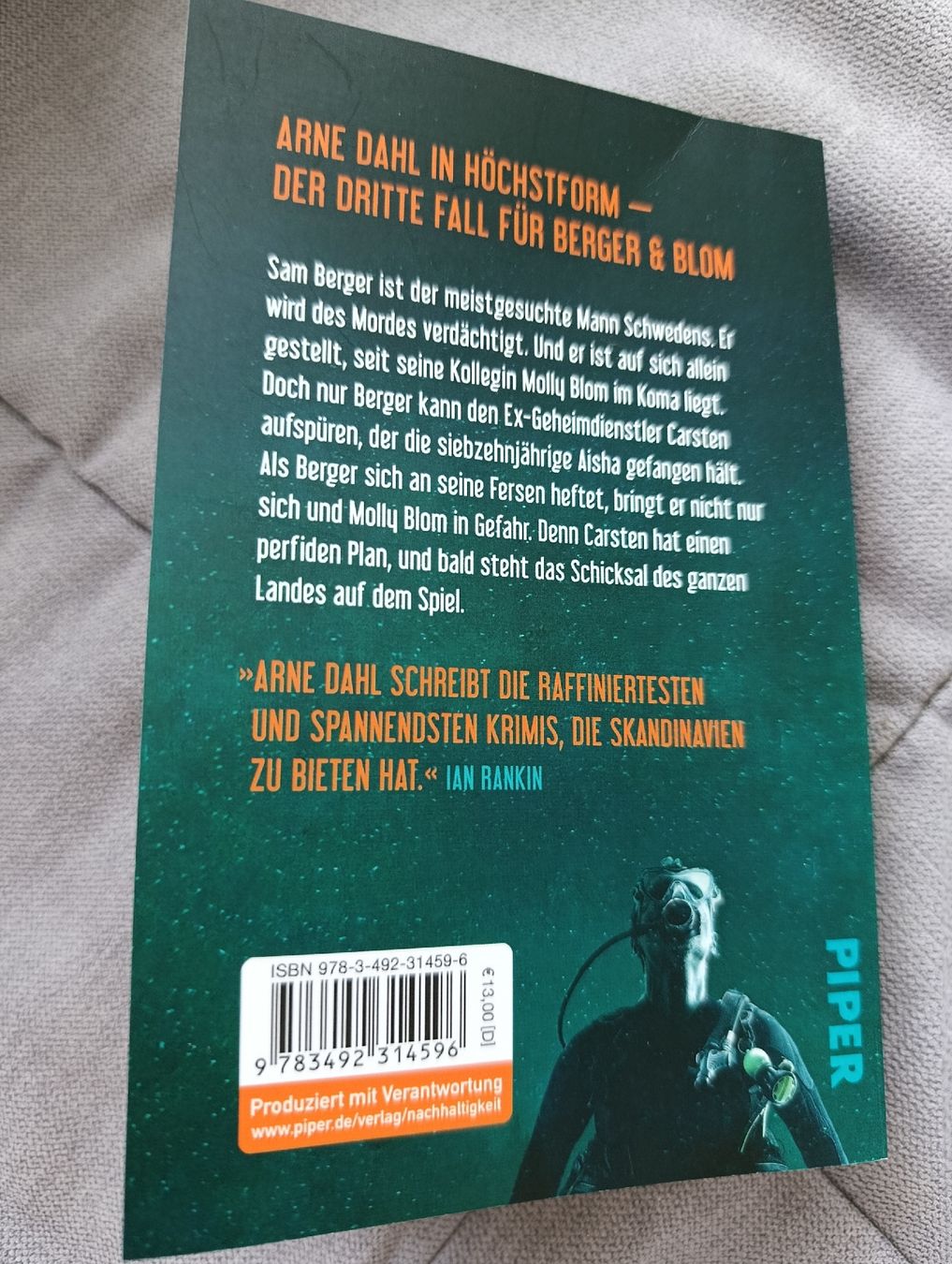 Livres: Arne Dahl Fünf plus Drei – D'occasion à Bellach par TORA4 1