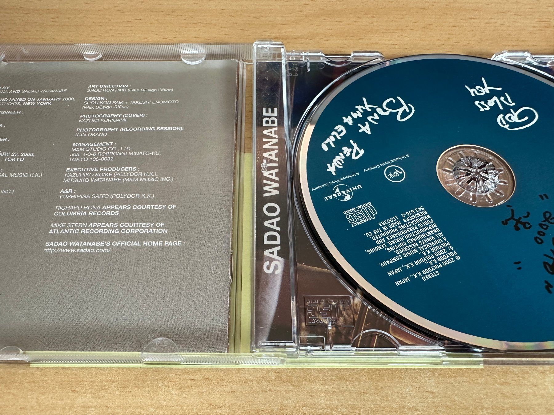 CDs: Sadao Watanabe – Sadao 2000 – D'occasion à Rikon im Tösstal par Alpenmutz 2