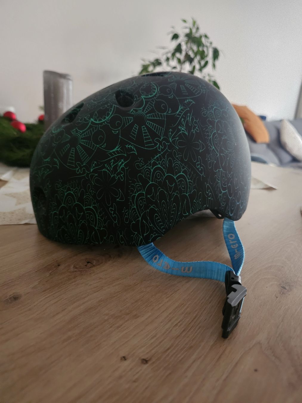 Caschi: Helm Mandala Blau, M – Nuovo (secondo la descrizione) da Unterengstringen venduto da SeniorT