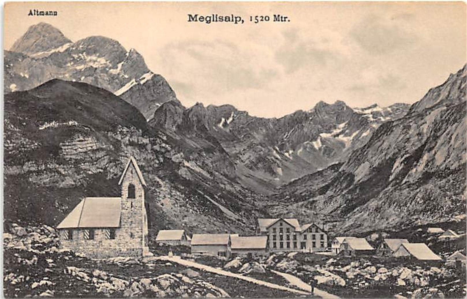 Cartes postales: Meglisalp, Altmann – D'occasion à Ottikon b.Kemptth. par Neptun1974