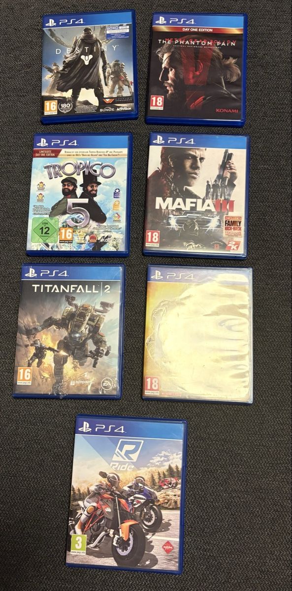 Sony Spiele: 7x PS4 Spiele Paket – Gebraucht aus Kloten von MadMaxDomi16