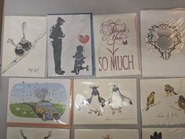 Lot Cartes postales et mini