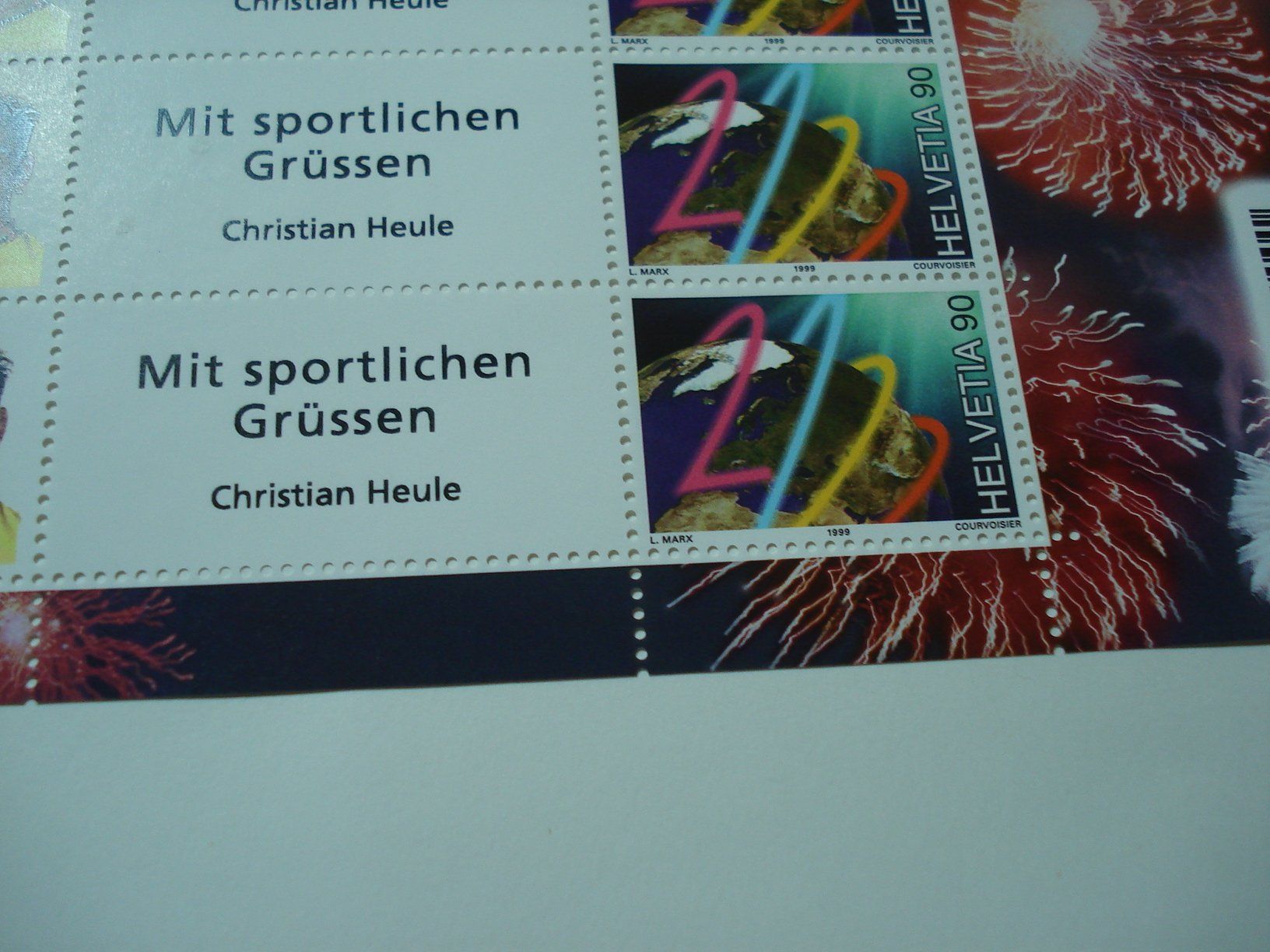 Tutti i francobolli: Bogen  Milleniumsmarken 1999 **, Swiss Post Team Chr. Heule – Usato da Niederwil AG venduto da morostahu 2