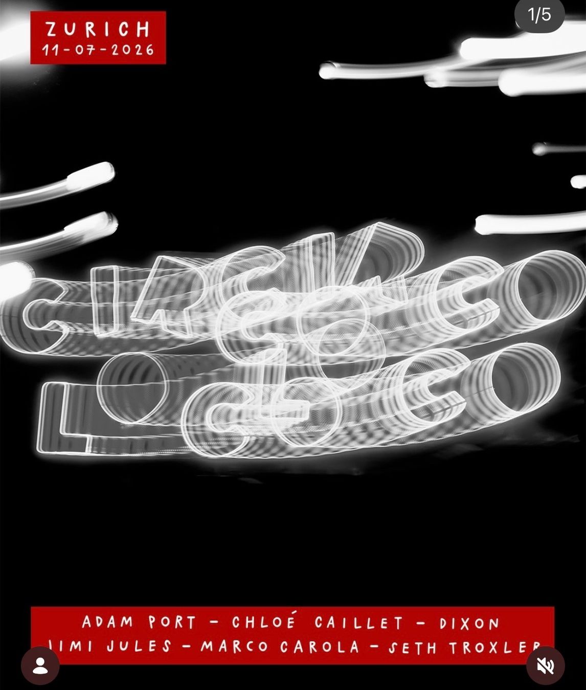 Billets: 2x Tickets Circoloco Zürich – D'occasion à Uerkheim par ven_fnk5