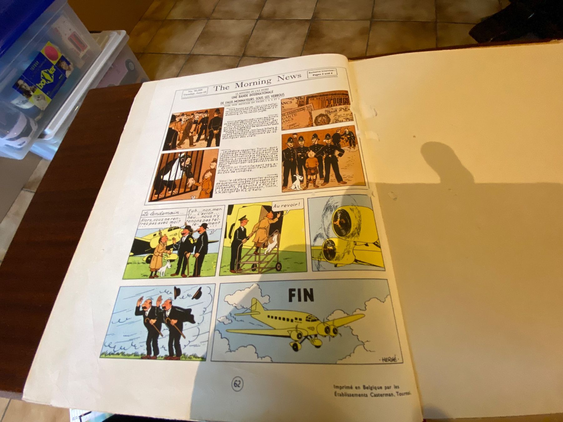 Fumetti: Ancienne bd Tintin par Hergé – Usato da Satigny venduto da Haddock0 4