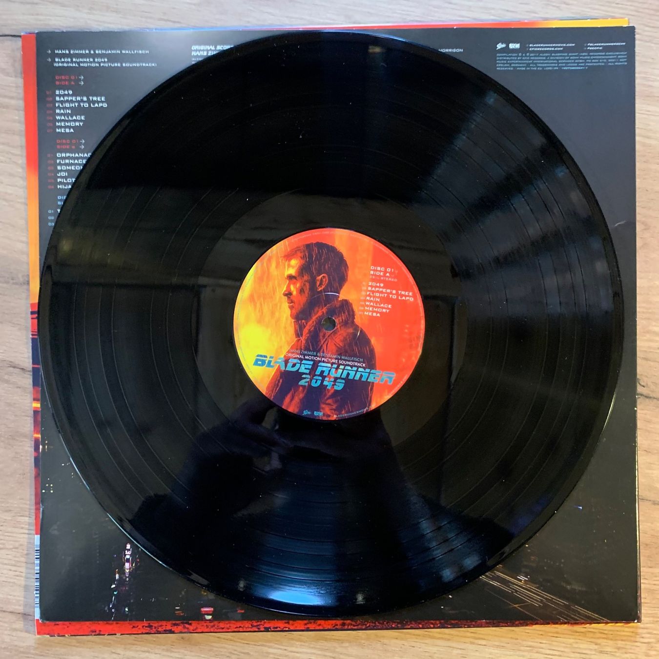 Dischi in vinile: BLADE RUNNER 2049...OG EU 2017...EX/EX – Usato da Gals venduto da Diskopatshop 3