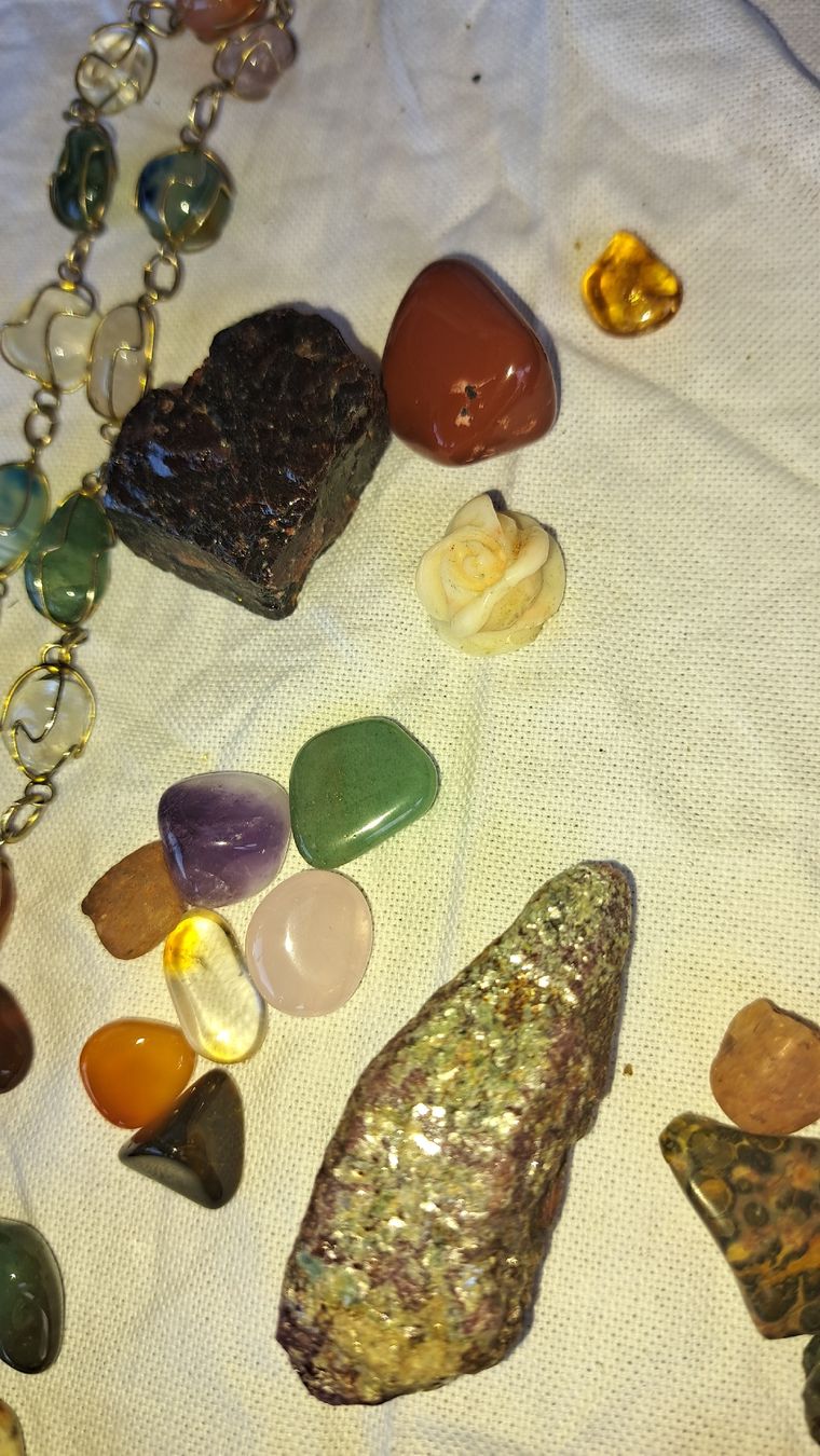 Altri gioielli: Stein Sammlung Schmuck Lot Ringe Ketten usw  – Usato da Kölliken venduto da Upcycling-by-Mc-TAM 8