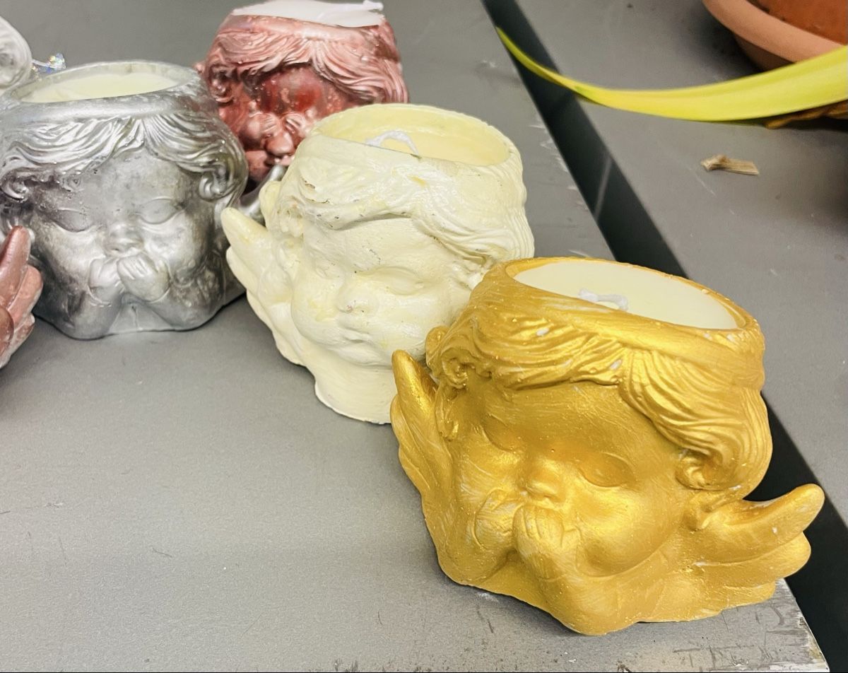 Candele: 7 Engel Kerzen,verschiedene Farben, Neu! – Nuovo e nell'imballaggio originale da Au ZH venduto da Jaggy4 1
