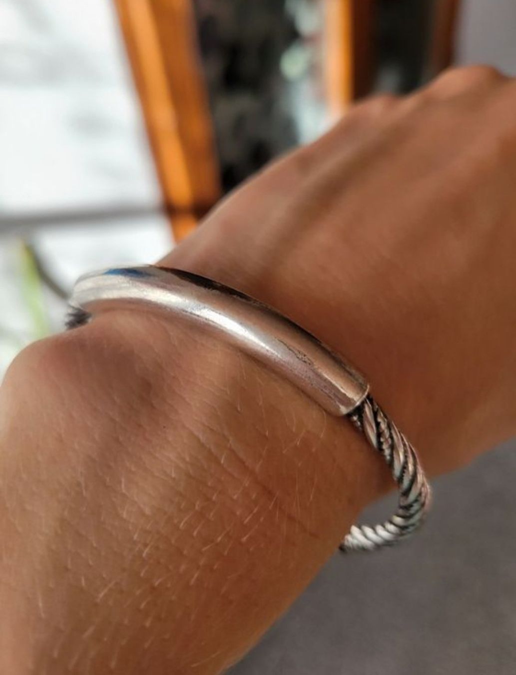 Armbänder & -reifen: Superbe bracelet jonc « Torque » en argent 925 – Neu (gemäss Beschreibung) aus Bernex von Dariafr 1