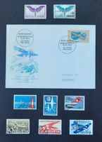 4-7-4 Enveloppe et timbres oblitérés. Pro Aero