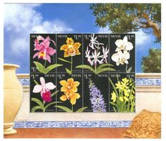 Block "Orchideen". Nevis.