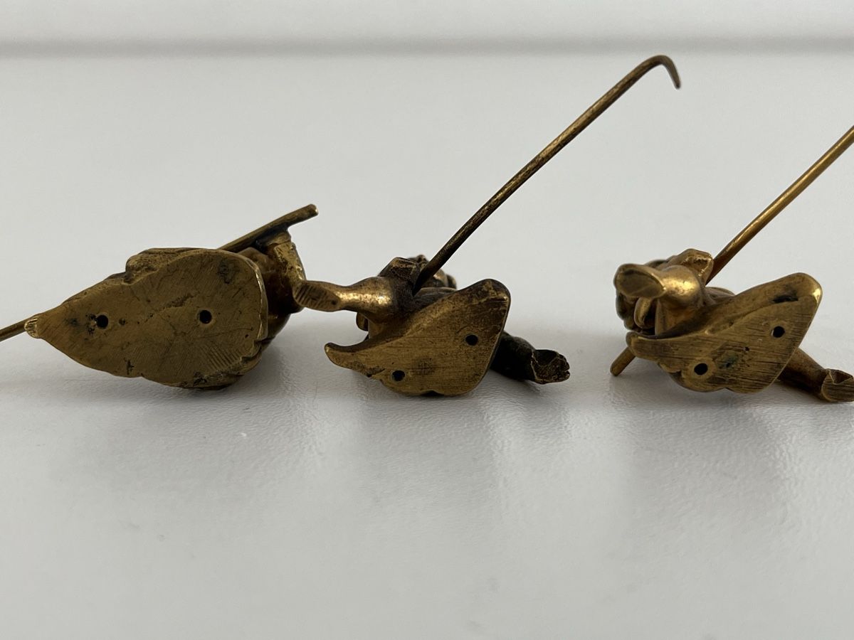 Statuette: 3 Stk. alte Figuren-Gruppe – Usato da Wetzikon ZH venduto da seli03 8