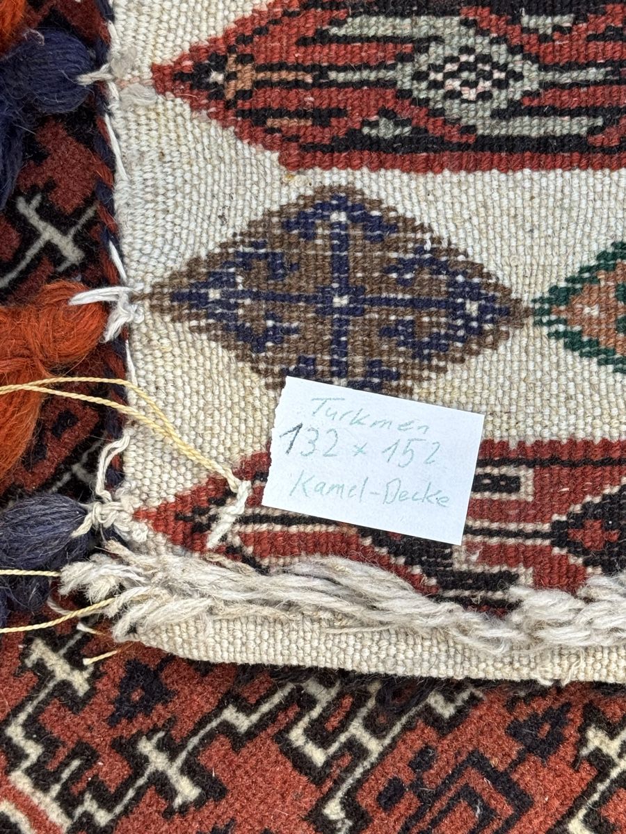 Tappeti: Kamel-Decke, Turkmenistan – Usato da Liestal venduto da galerie_nategh 7