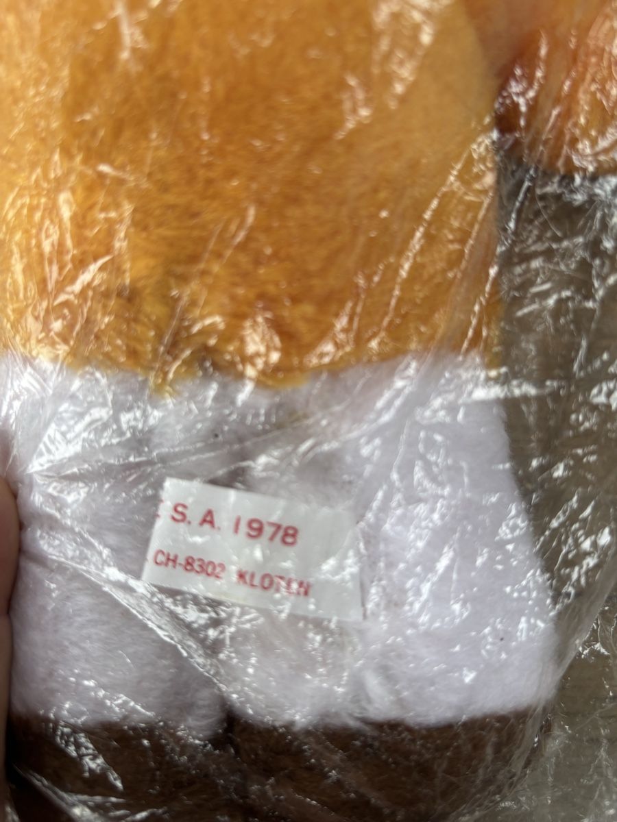 Giocattoli: Pilzmännchen Stofftier 1978 – Nuovo e nell'imballaggio originale da Würenlos venduto da Ashley24 3