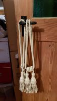 Elegante Vorhangquasten, 2 Stk., Creme-Weiss, 50cm