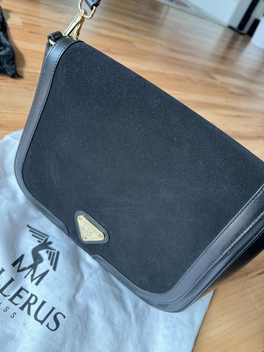 Maison Mollerus Taschen für Damen: Mollerus Umhängetasche Schwarz Leder – Gebraucht aus Killwangen von baffi06 1