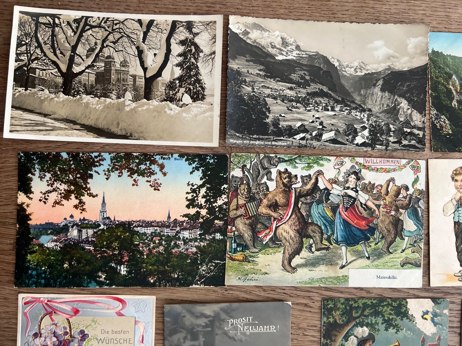 Cartoline postali: Sammlung antike Postkarten Schweiz – Usato da Hermetschwil-Staffeln venduto da militaria-schweiz 1