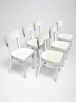Lot de 6 chaises vintage en bois  à restaurer / repeindre
