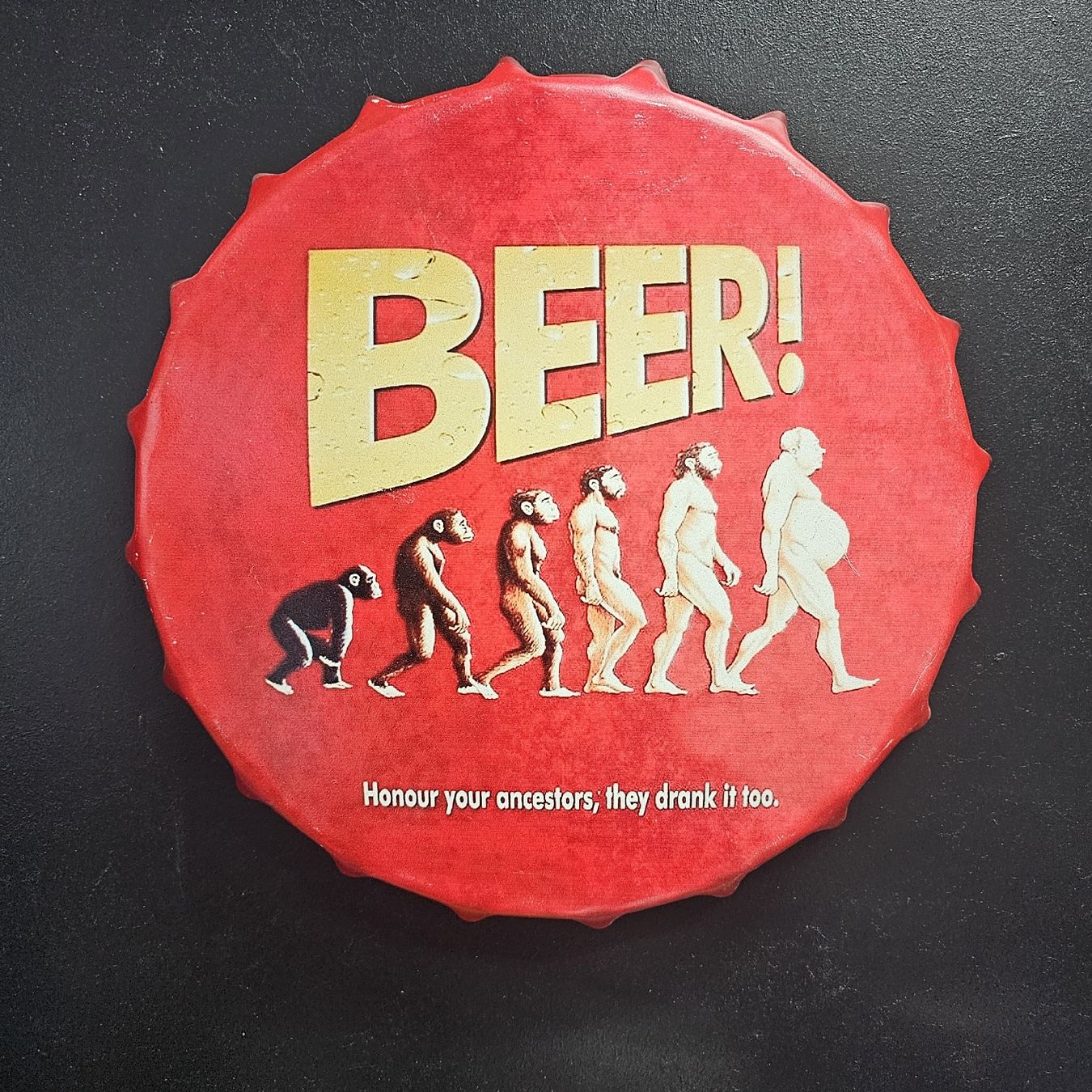Tutte le decorazioni: Plaque decorative capsule rouge beer ! – Usato da rolle venduto da Noma-collectible