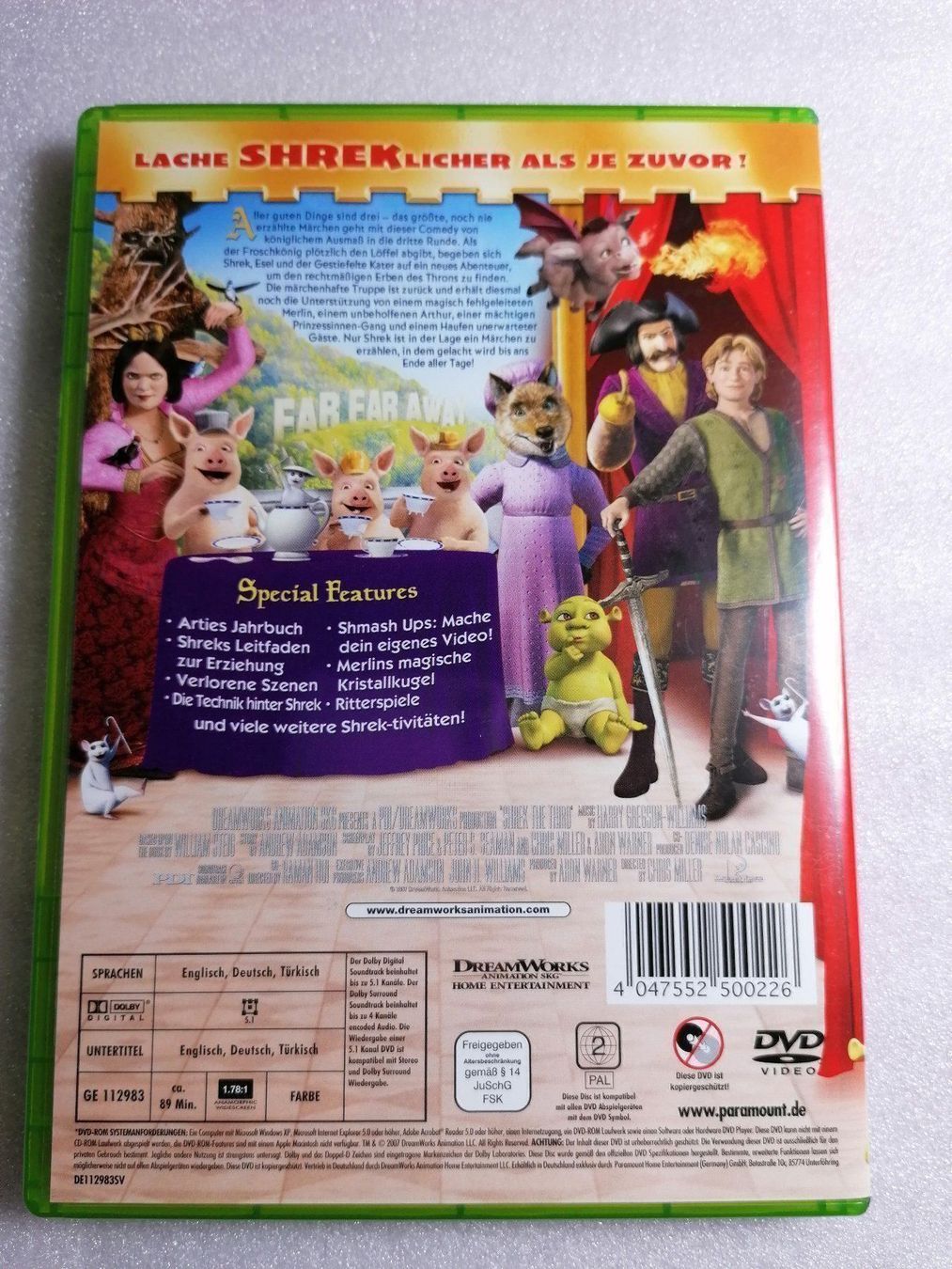 Tutti i DVDs: Shrek der dritte DVD – Usato da Zollikofen venduto da Blackie 1