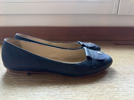 Longchamp Ballerina Blau Slipper 41 wertig