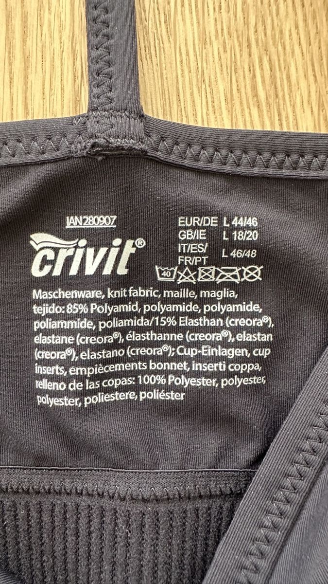 Altra biancheria intima: 2x Sport-BH neuwertig Gr. L – Nuovo (secondo la descrizione) da Zürich venduto da ism_qn7r 3