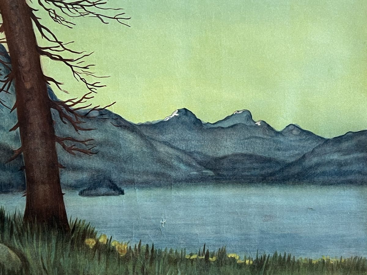 Poster & Bilder: Sils Engadin LITHO Plakat Ernst Rinderspacher 1950 – Gebraucht aus Adliswil von buch_und_kunst 5