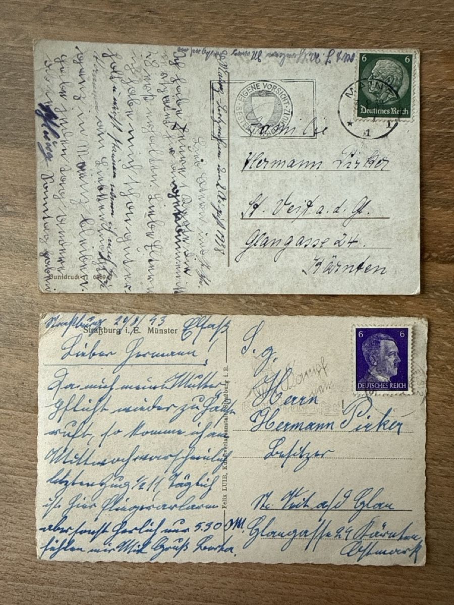 Cartes postales: Alte Ansichtskarten 2 Stueck, – D'occasion à Rudolfstetten par mittendrin