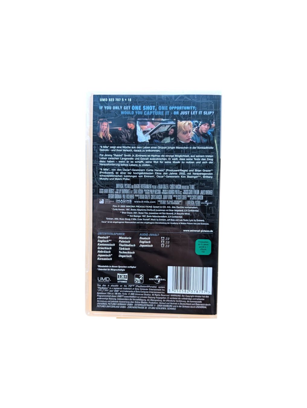 Sony Jeux: UMD Video 8 Mile  (PSP) – D'occasion à Domat/Ems par IsseldorsShop 1